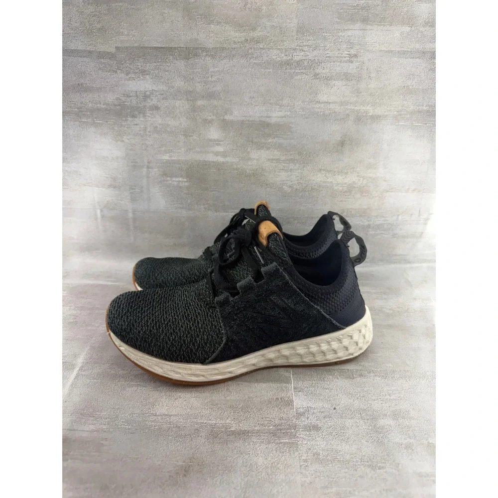 New Balance Fresh Foam Cruzv1 Reissue Black Grey WCRZRRB Women 7B Running Shoes